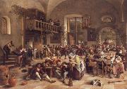 Jan Steen Interior of an inn china oil painting reproduction